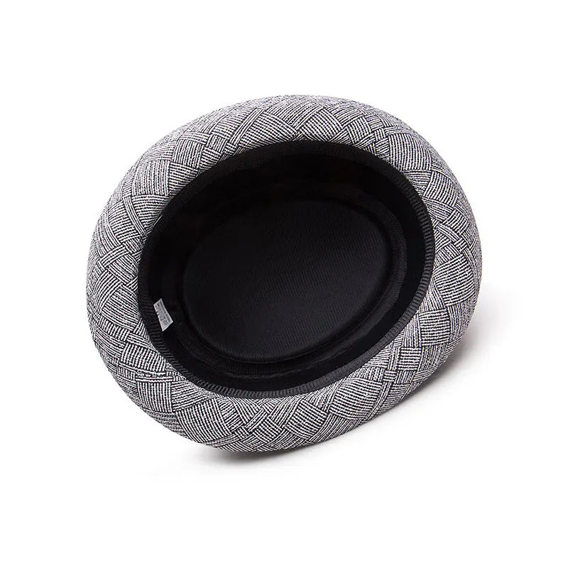 Cotton Sun Protection Top Hat for Men Simple and Retro Jazz Hat Outdoor Hip-Hop Street Dance Hat