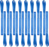 Cartman 16 Pack 1"X18" Soft Loop Motorcycle Tie down Straps 3600Lbs Load Capacity Tie-Down Loops for Secure Trailering of Bikes, ATV, Lawn Equipment, Blue