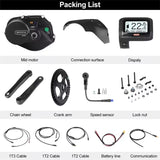 Mid Drive Motor Kit Ebike Conversion Kit Bafang M200 G210.250.C 36/43V 250W Mid Motor System Electric Bicycle Bike Motor Kit