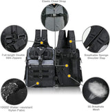 BLISSWILL Outdoor Tackle Bag - Large Water-Resistant Fishing Backpack