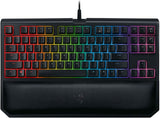 Razer Blackwidow TE Chroma V2 TKL Tenkeyless Mechanical Gaming Keyboard: Orange Key Switches, Tactile & Silent, Chroma RGB Lighting, Magnetic Wrist Rest, Programmable Macros, Classic Black