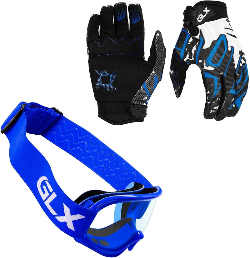 GLX GX623 Youth Atv/Dirt Bike Helmet Combo - Modern, Medium - DOT