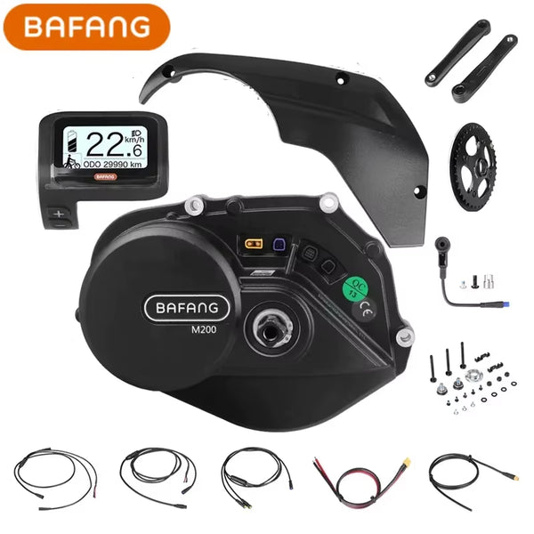 Mid Drive Motor Kit Ebike Conversion Kit Bafang M200 G210.250.C 36/43V 250W Mid Motor System Electric Bicycle Bike Motor Kit