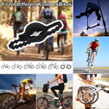 TOOVREN Airtag Bike Mount for under Seat, anti Theft Case Compatible, Mount Anywhere, 2 Pack Loop Holder for Luggage, Scooter