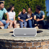 DOSS Soundbox Pro+ Bluetooth Speaker with 24W Impressive Sound, Booming Bass, IPX6 Waterproof, 15Hrs Playtime, Wireless Stereo Pairing, Mixed Colors Lights, 66 FT- Grey