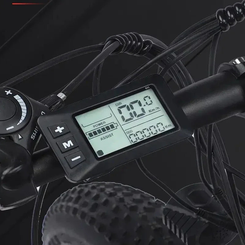 2024 New Arrival 500W Adults Ebike Electric Bike 48V 12.8AH Lithium Battery 26 Inch Fat Tire Electric E Bikes Mountain Ebikes