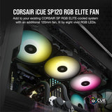 CORSAIR Icue SP120 RGB Elite Performance 120Mm PWM Single Fan