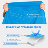 Favoto Bike Cover Waterproof Outdoor Bicycle Cover Thicken Oxford 29 Inch Windproof UV Snow Rustproof with Lock Hole Storage Bag for Mountain Road Bike City Bike Beach Cruiser Bike, Blue