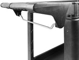 Maxworks 80855 500-Lb Utility Service PP Cart with Two Trays and Wheels 30 Inch X 16 Inch Overall Dimensions
