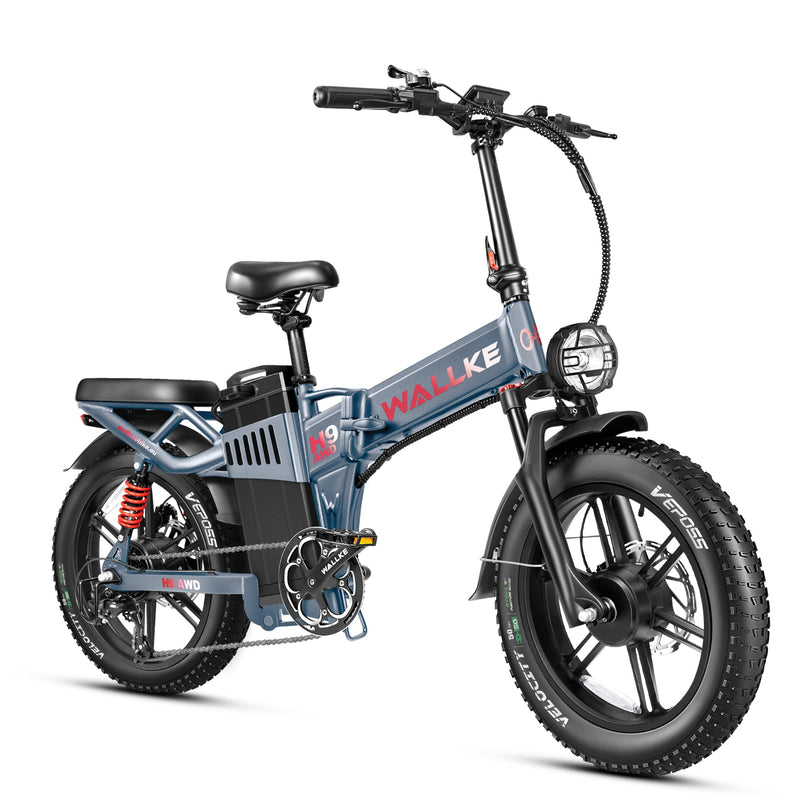 Wallke H9 AWD | 3200W Folding Ebike 60/82Ah Battery
