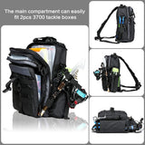 BLISSWILL Outdoor Tackle Bag - Large Water-Resistant Fishing Backpack