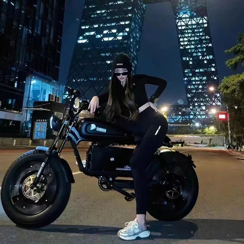 Hydraulic Brake1500W Motorbikes 60AH Ebike Adult Road Electric Bicycle 20 Inch Off-Road Fat Tyre Electric Bike Tandem  Ebikes
