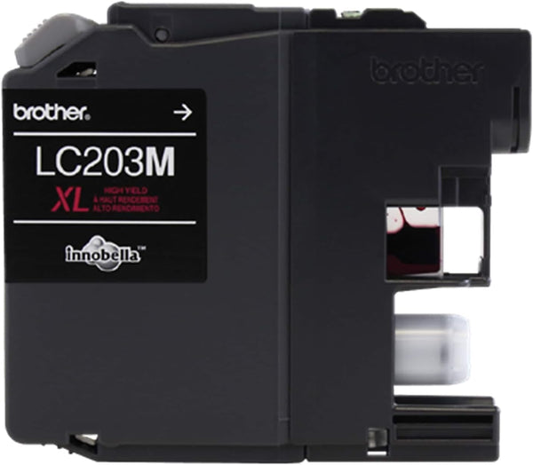 Brother Printer LC203M High Yield Ink Cartridge, Magenta, 550
