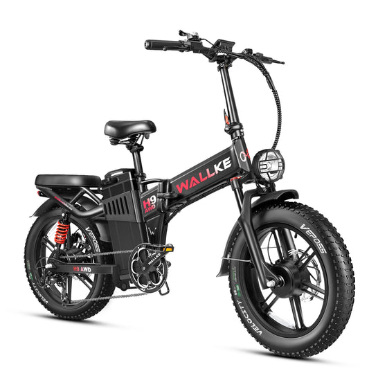 Wallke H9 AWD | 3200W Folding Ebike 60/82Ah Battery