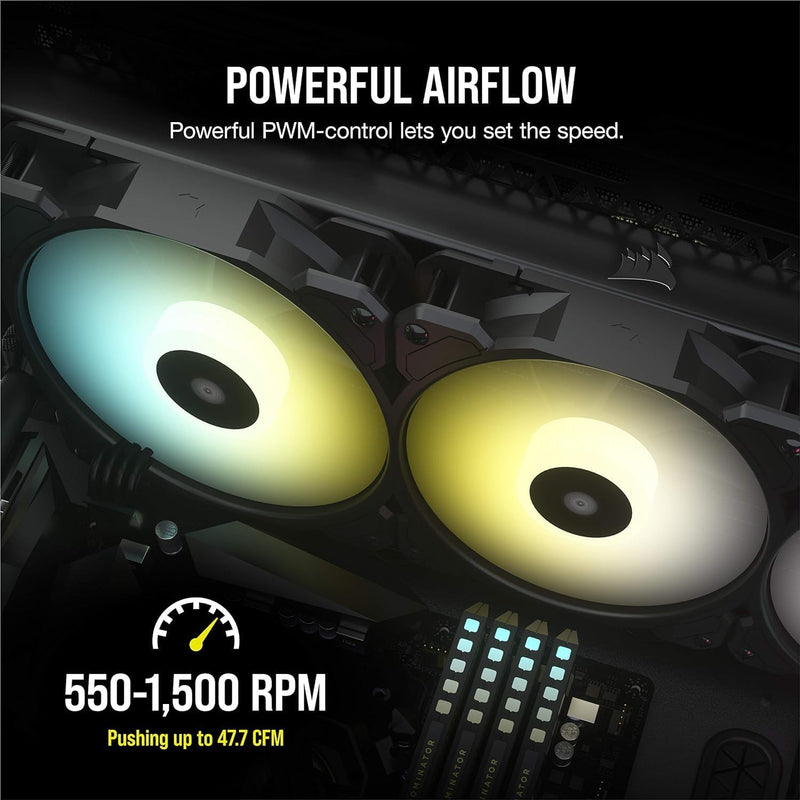CORSAIR Icue SP120 RGB Elite Performance 120Mm PWM Single Fan