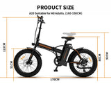 20-In Adult Unisex E-Bike