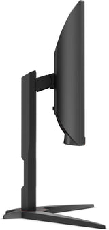 AOC C24G1 24" Curved Frameless Gaming Monitor, FHD 1080P, 1500R VA Panel, 1Ms 144Hz, Freesync, Height Adjustable, VESA, 3-Year Zero Dead Pixels Black
