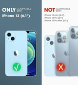 SUPCASE Unicorn Beetle Style Series Case for Iphone 13 (2021 Release) 6.1 Inch, Premium Hybrid Protective Clear Case (Red)
