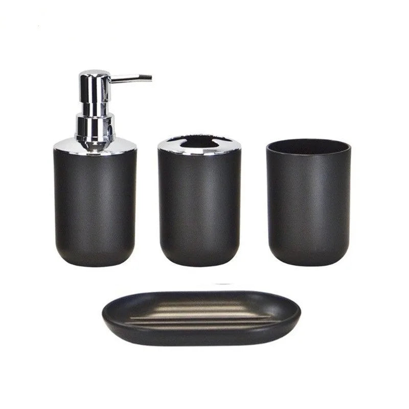 PureBath 6-Piece Set (Holder, Bin, Brush, Cup, Dish, Dispenser)