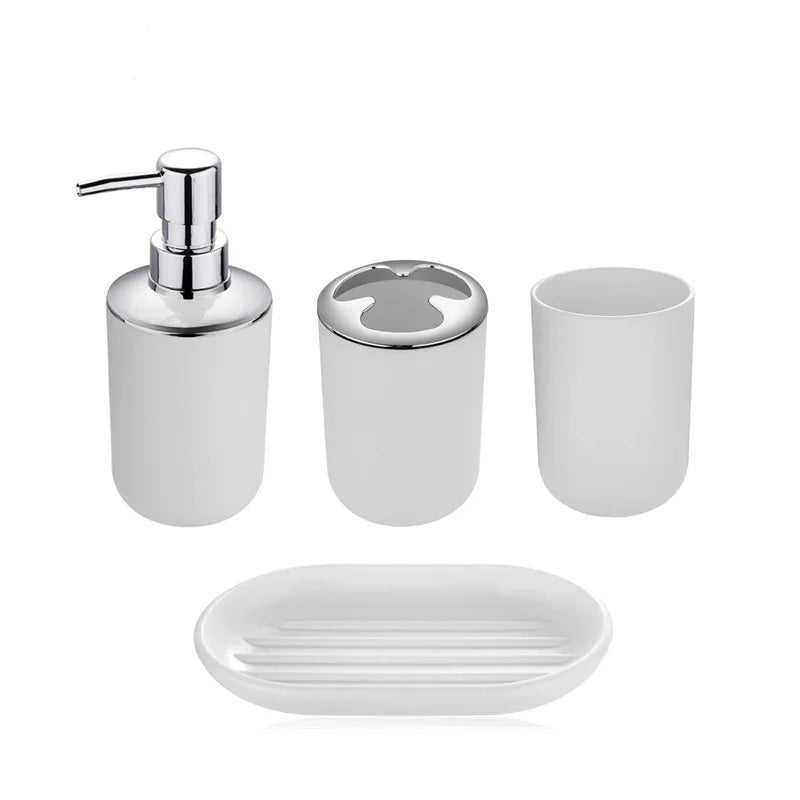 PureBath 6-Piece Set (Holder, Bin, Brush, Cup, Dish, Dispenser)