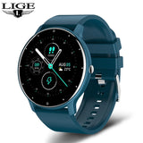 LIGE 2025 New Smart Watch Men Full Touch Screen Sport Fitness Watch IP67 Waterproof Bluetooth For Android ios smartwatch Men+box