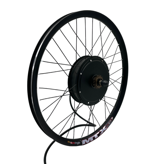 72V 4000W 26/27.5/29 Inches MTX39 135Mm Dropout Ebike Rear Wheel Conversion Kits 80A Controller UKC1 Display