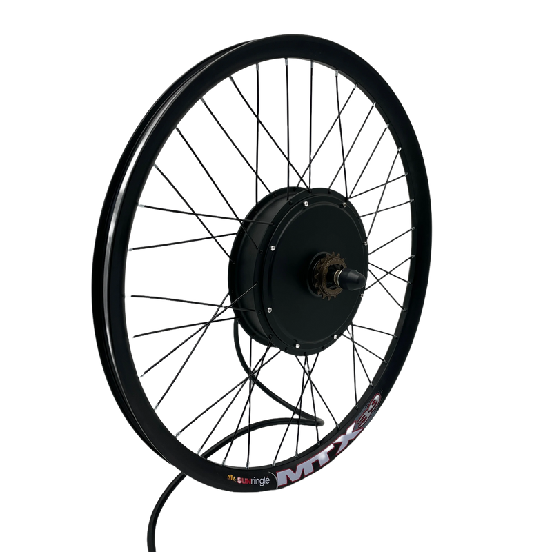 72V 4000W 26/27.5/29 Inches MTX39 135Mm Dropout Ebike Rear Wheel Conversion Kits 80A Controller UKC1 Display