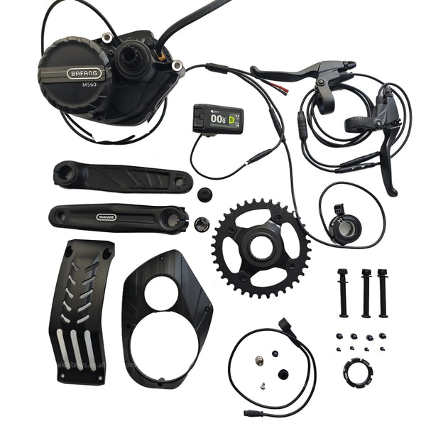 2025 New Release 48V 750W 140Nm Mid Drive Motor Kits with Colorful Display Torque Sensing Bafang Silent M560 Ebike Central Motor