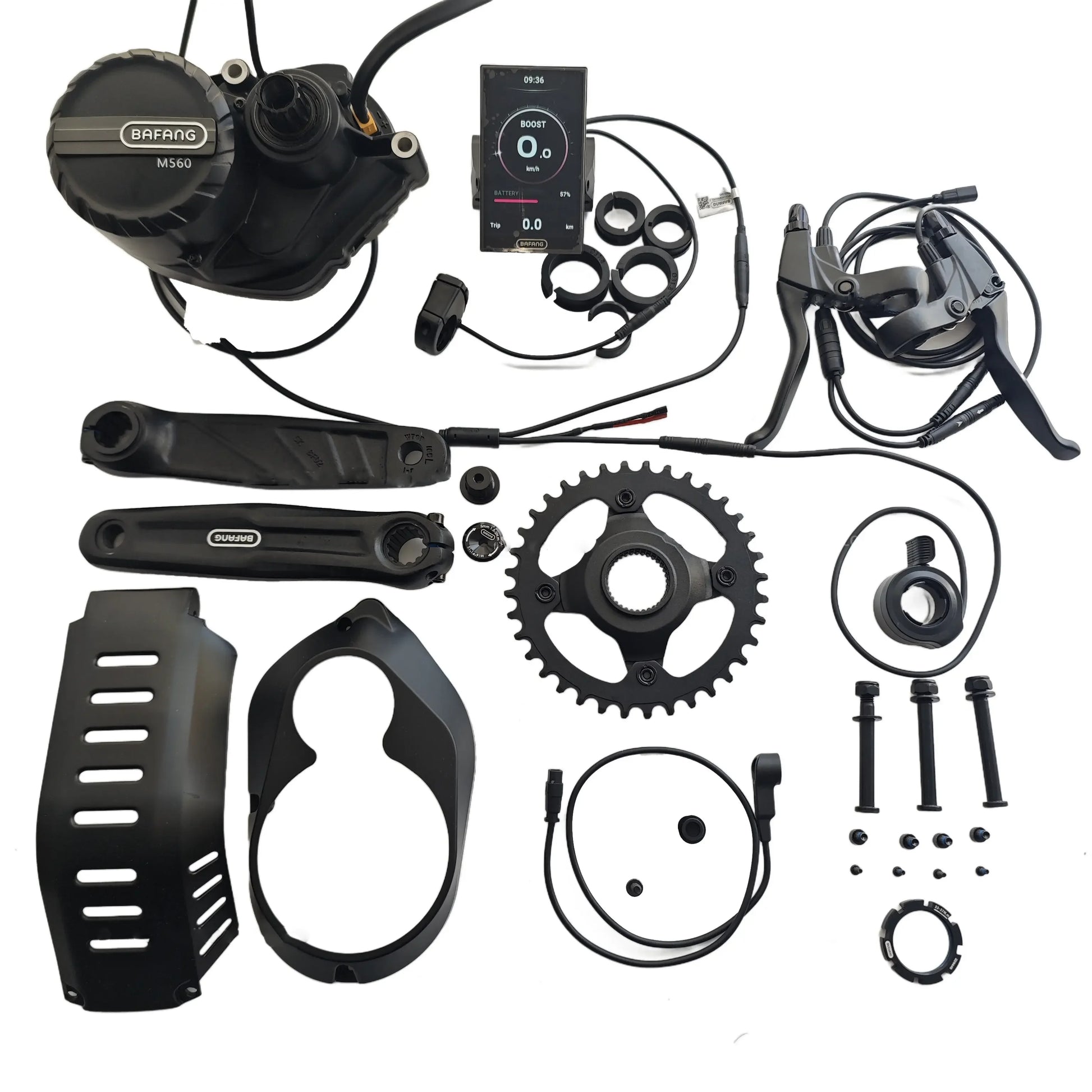 2025 New Release 48V 750W 140Nm Mid Drive Motor Kits with Colorful Display Torque Sensing Bafang Silent M560 Ebike Central Motor