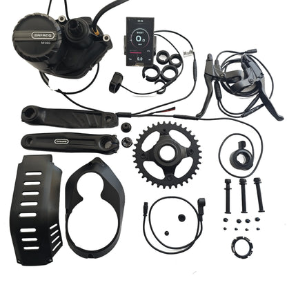 2025 New Release 48V 750W 140Nm Mid Drive Motor Kits with Colorful Display Torque Sensing Bafang Silent M560 Ebike Central Motor