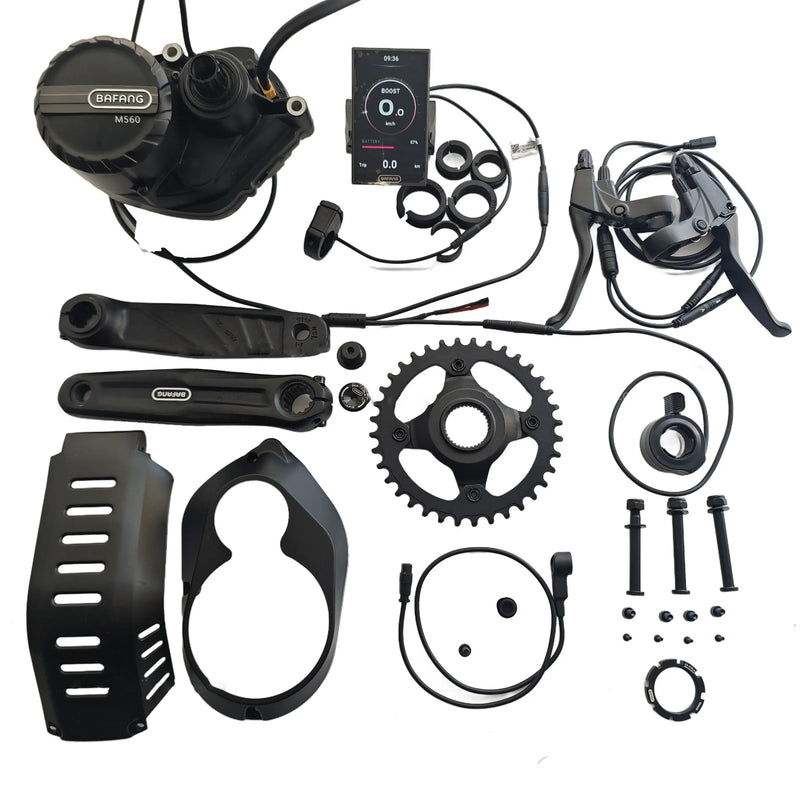 2025 New Release 48V 750W 140Nm Mid Drive Motor Kits with Colorful Display Torque Sensing Bafang Silent M560 Ebike Central Motor