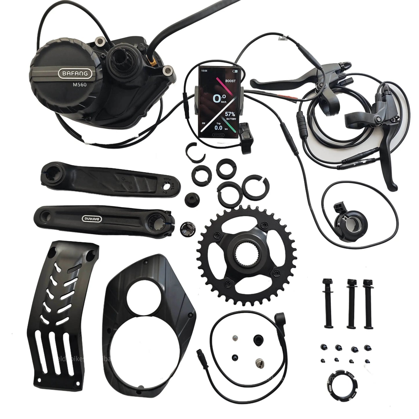 2025 New Release 48V 750W 140Nm Mid Drive Motor Kits with Colorful Display Torque Sensing Bafang Silent M560 Ebike Central Motor