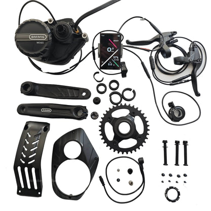 2025 New Release 48V 750W 140Nm Mid Drive Motor Kits with Colorful Display Torque Sensing Bafang Silent M560 Ebike Central Motor