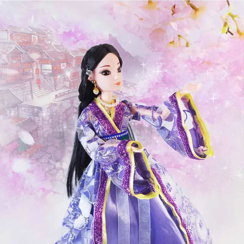 30cm Collectible BJD Doll – Chinese Style Outfit