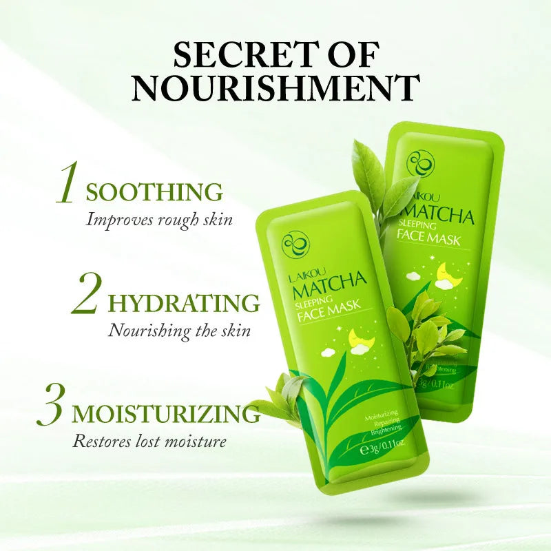 SakuraSkin Green Tea Cosmetic Set – Moisture & Glow