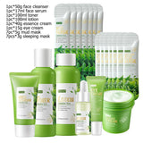 SakuraSkin Green Tea Cosmetic Set – Moisture & Glow