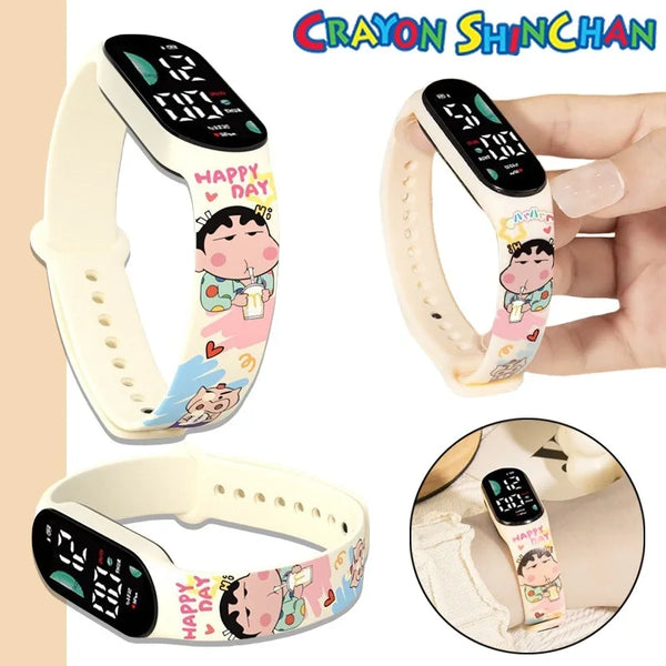 Shin-Chan Luminous Kids Watch – Waterproof & Sports