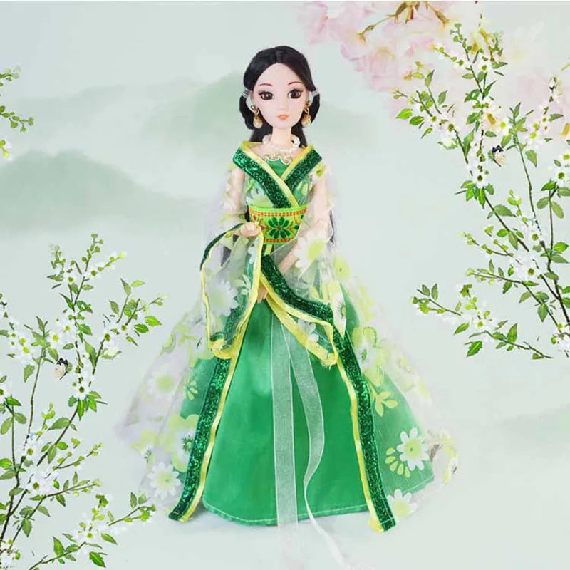 30cm Collectible BJD Doll – Chinese Style Outfit
