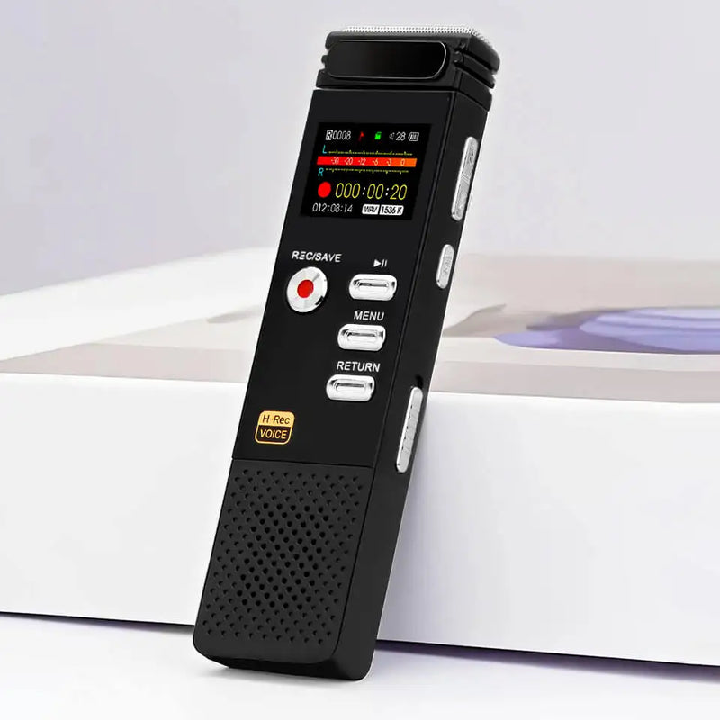 Digital Voice Recorder Professional long time recording device Dictaphone Noise Reduction Audio USB-C Activated handy personal