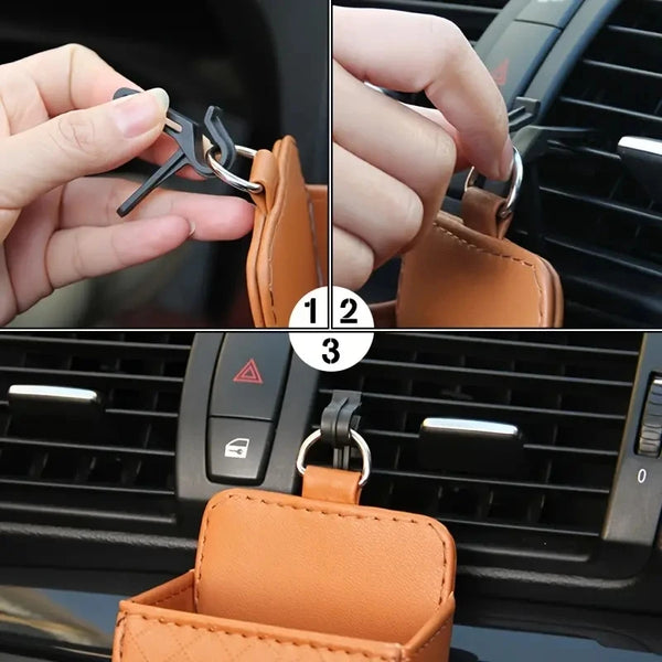 AutoPouch Car Phone & Glasses Holder