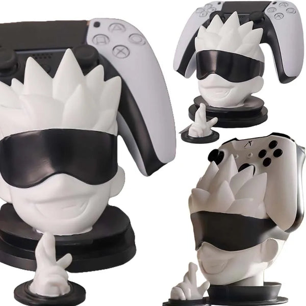 Jujutsu Kaisen Satoru Gojo anime Game controller stand hanger and Headphone Holder Universal Game Accessories Desktop ornament