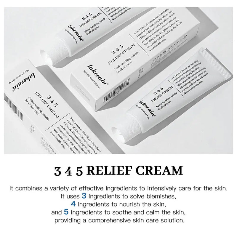 345 Soothing Cream Facial Repair To Improve Skin Defects Provide Soothing Care Face Lifting Beauty Moisturizer Soothing Cream