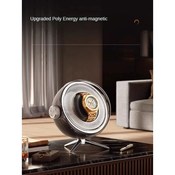 LuxSpin LED Watch Winder – Automatic Storage Box