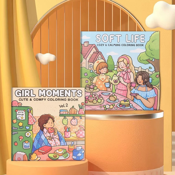 Girl Alone FunTime Coloring Books (2-Pack)