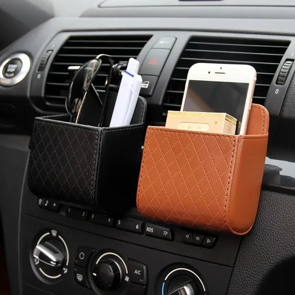 AutoPouch Car Phone & Glasses Holder
