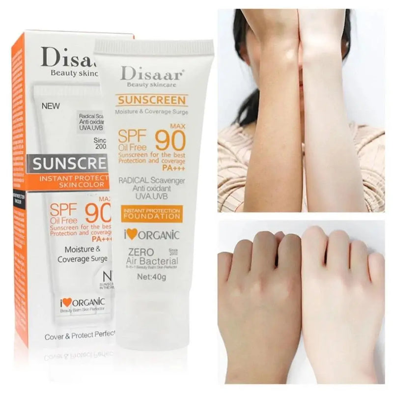 Face Body Whitening Sun Cream SPF 90 Sunblock Skin Protective Cream Anti-Aging Oil-control Moisturizing Skin Care