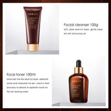 5pcs/Set IMAGES Avocado Skin Care Sets Facial Moisturizing Face Cream Serum Facial Cleanser Eye Cream Skin Care Products