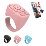 Blutooth Remote Control Button Ring Auto Clicker Finger Remote Mobile Phone Video Remote Control Selfie Stick Camera Controller