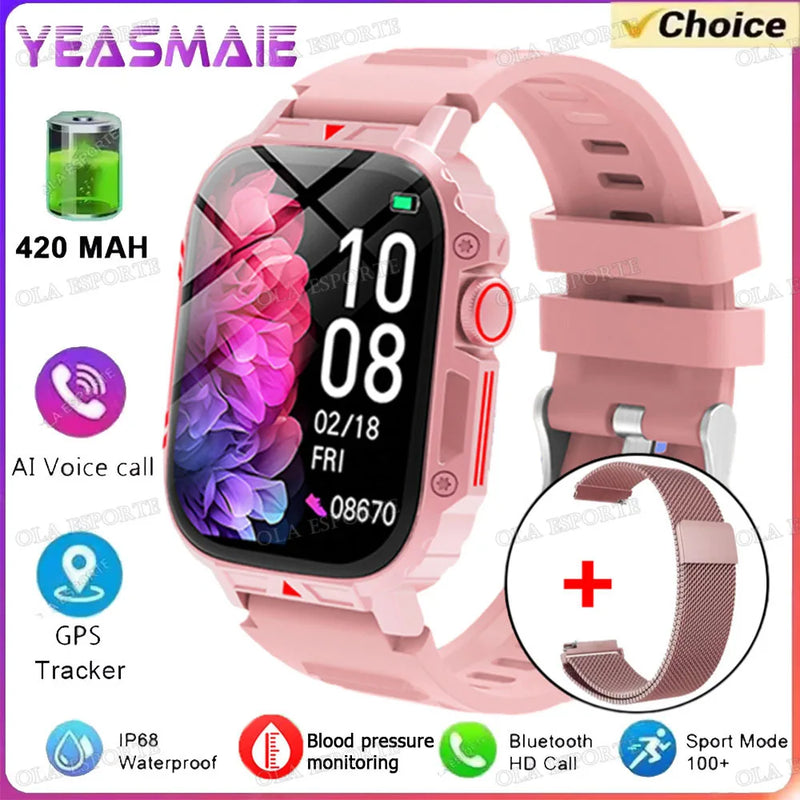 2025 Smartwatches For Women GPS Smart Watch Men 1.95 Inch HD Display GPS & Make/Receive Phone Calls 340mAh Battery Braceletes