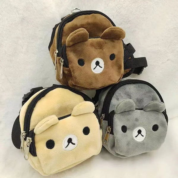 Teddy Dog Snack Pack - Stay Prepared for Outdoor Adventures with this Adorable Pet Backpack!